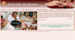Desktop Screenshot of amritakalyan.com